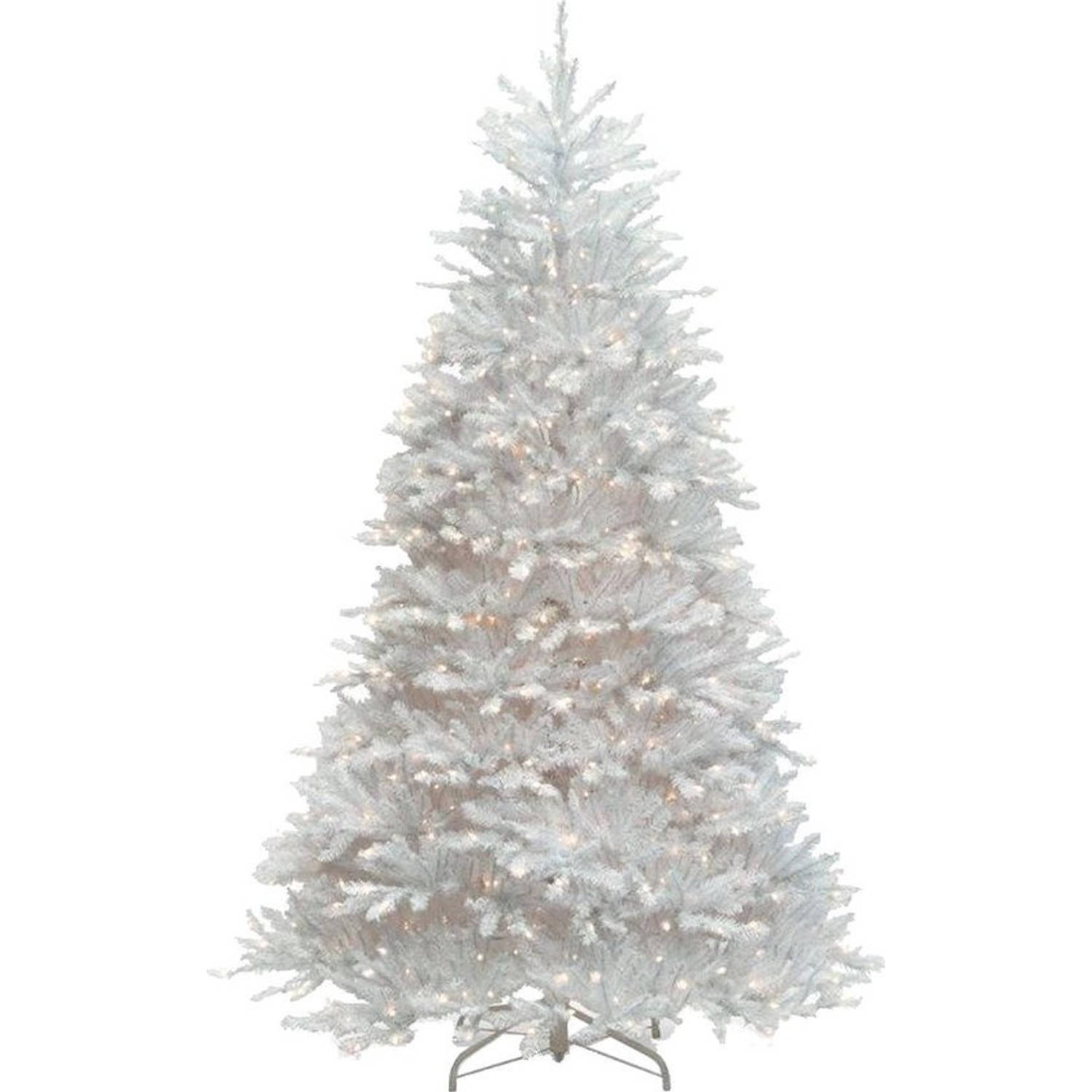Royal Christmas® Witte Kunstkerstboom Maine White 150 cm inclusief LED-verlichting Warm White