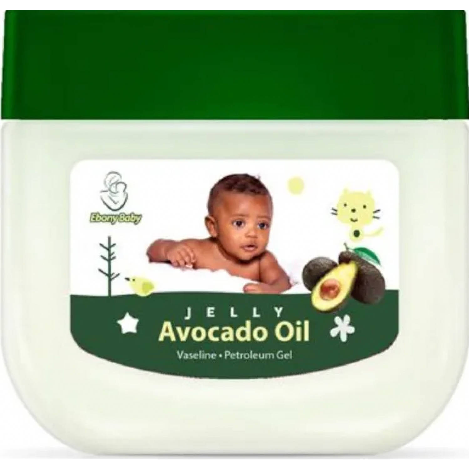 Ebony Baby Petroleum Jelly Avocado Oil 440ml