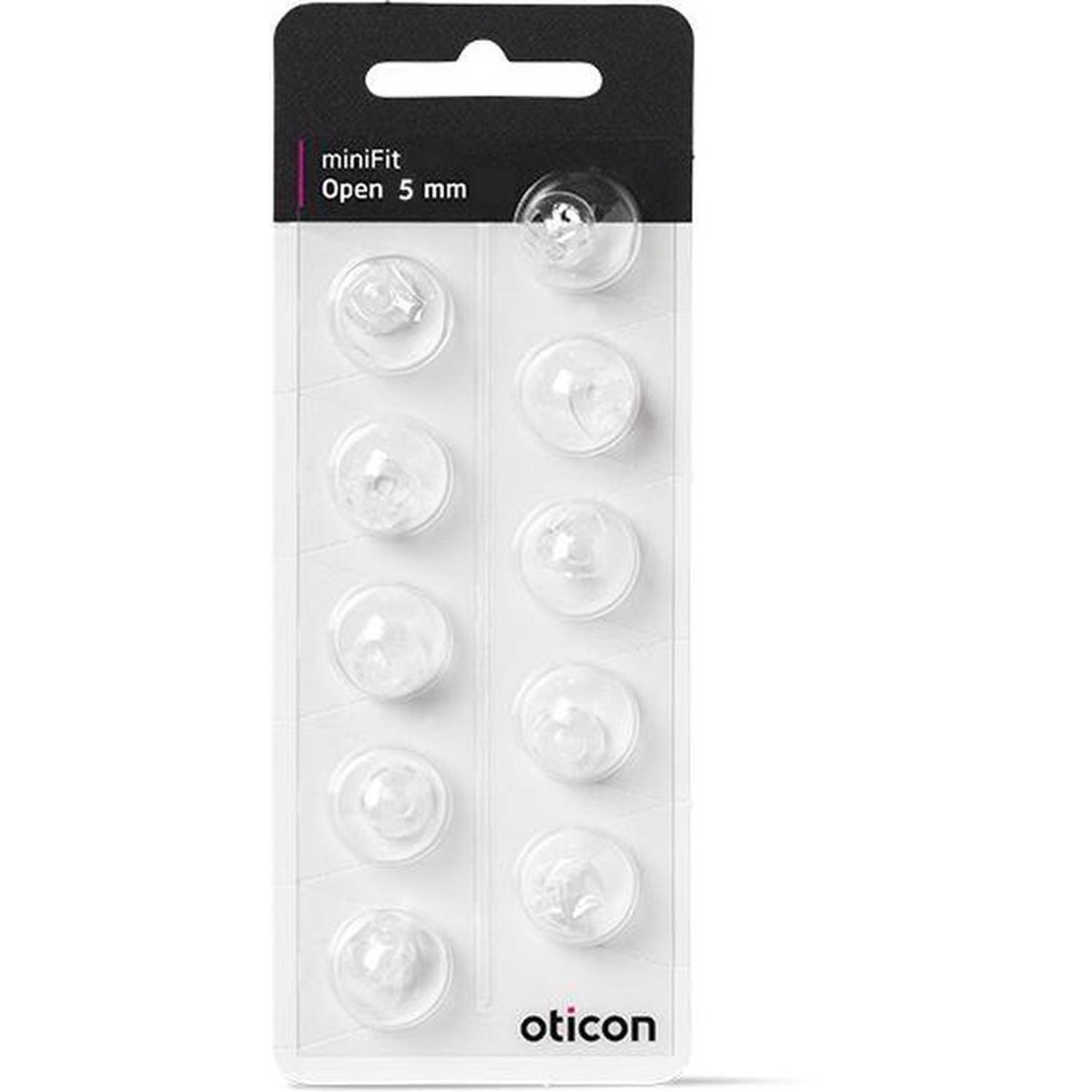 Oticon - MiniFit Open tip 10 stuks 5MM