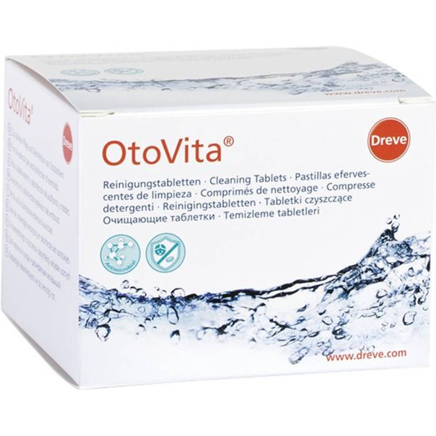 OtoVita® Cleaning Tablets bruistabletten hoortoestellen oorstukjes otoplastiek 28 stuks