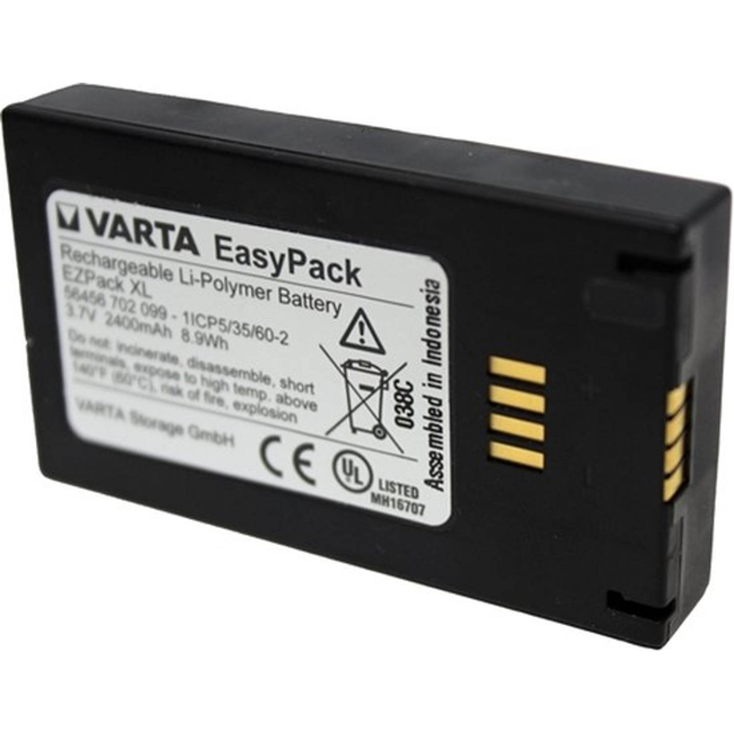 Varta EasyPack S Accu 3,7V voor Cardlader type 10/13/312