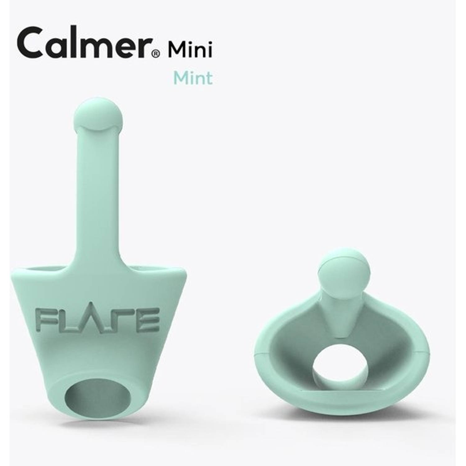 CALMER® mini Mint Een klein oordopje dat stress vermindert verhoogt geluidskwaliteit Flare Audio