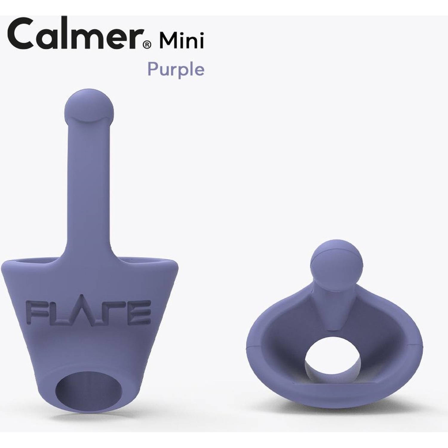 CALMER® mini Paars Een klein oordopje dat stress vermindert verhoogt geluidskwaliteit Flare Audio