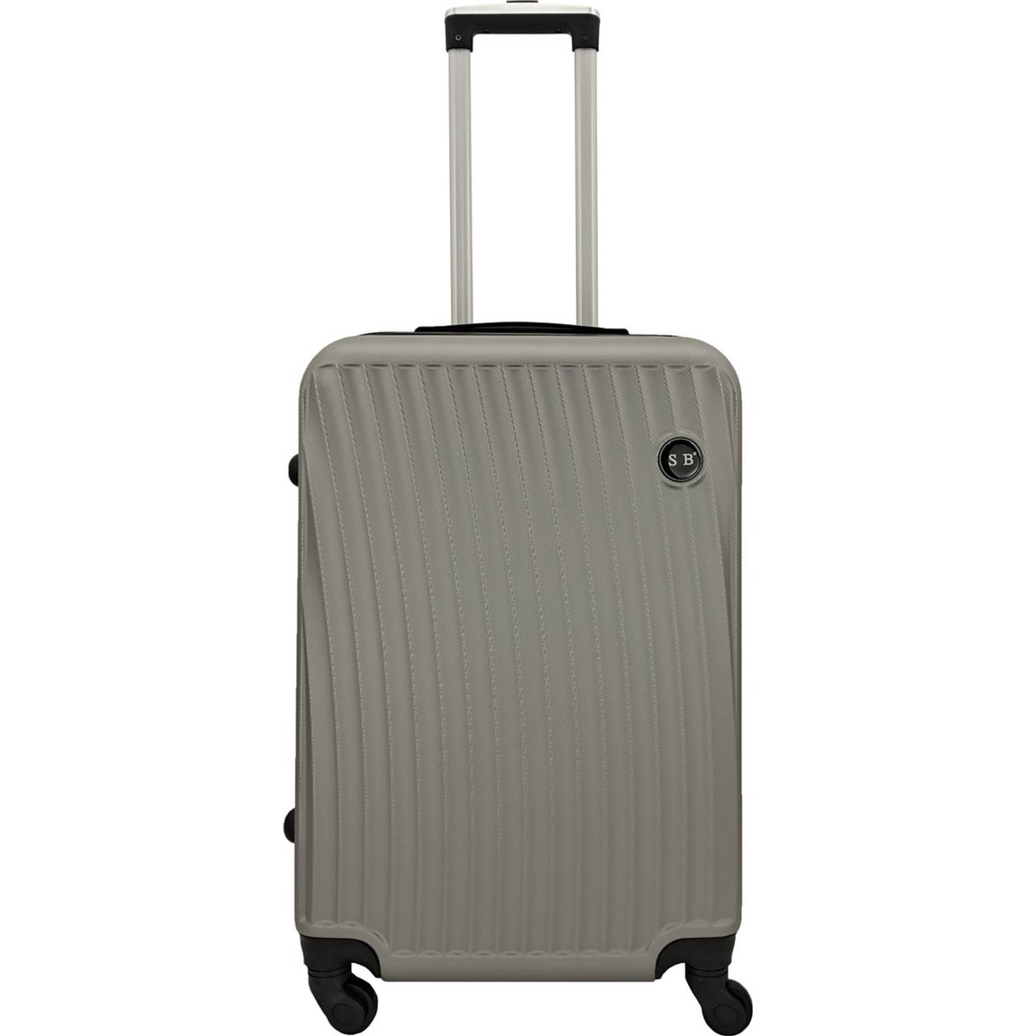 SB Travelbags Medium Koffer - Lichtgrijs