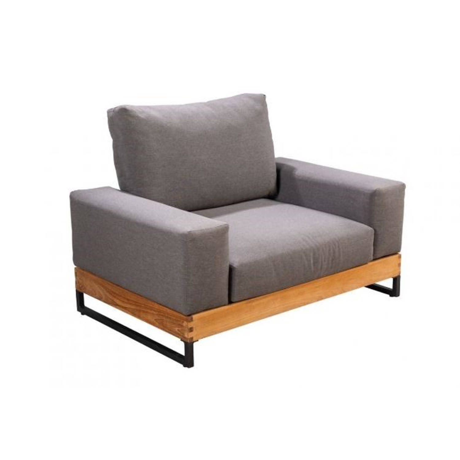 Yasashii Lounge Chair Teak/silk