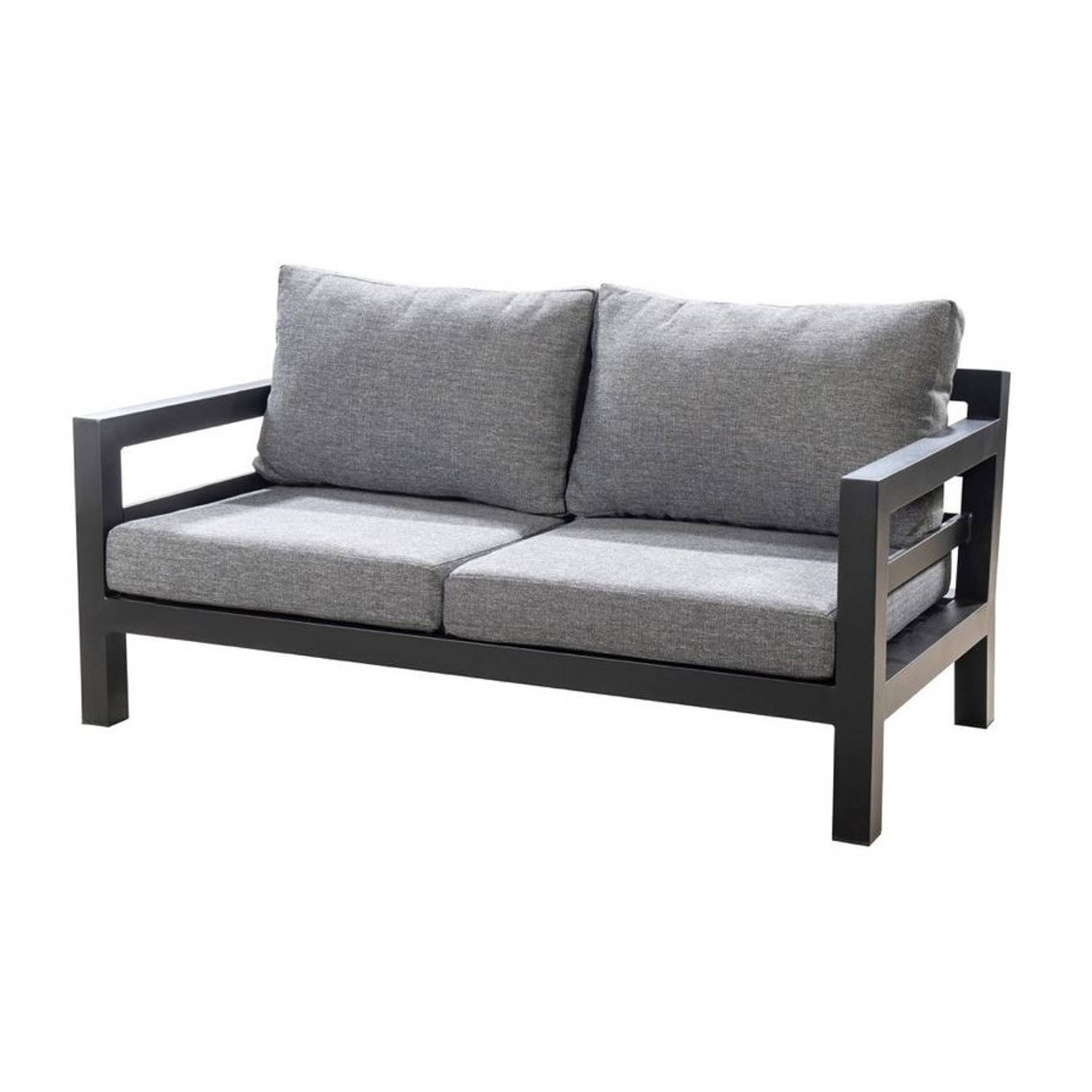 Humoristisch transactie Meetbaar Midori sofa 2 seater alu dark grey/mixed grey | Blokker
