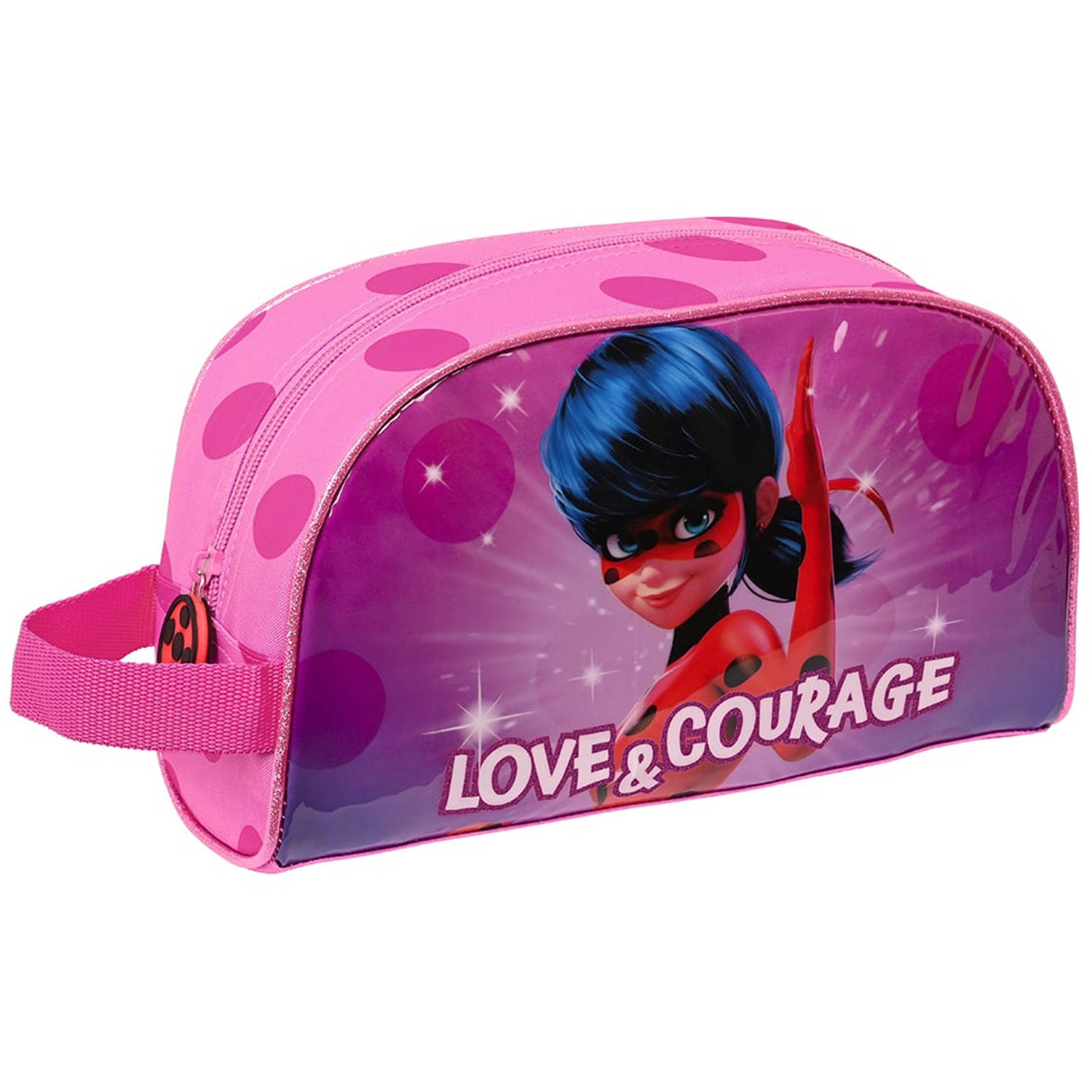 Miraculous Beautycase, Love And Courage 26 X 16 X 9 Cm Polyester