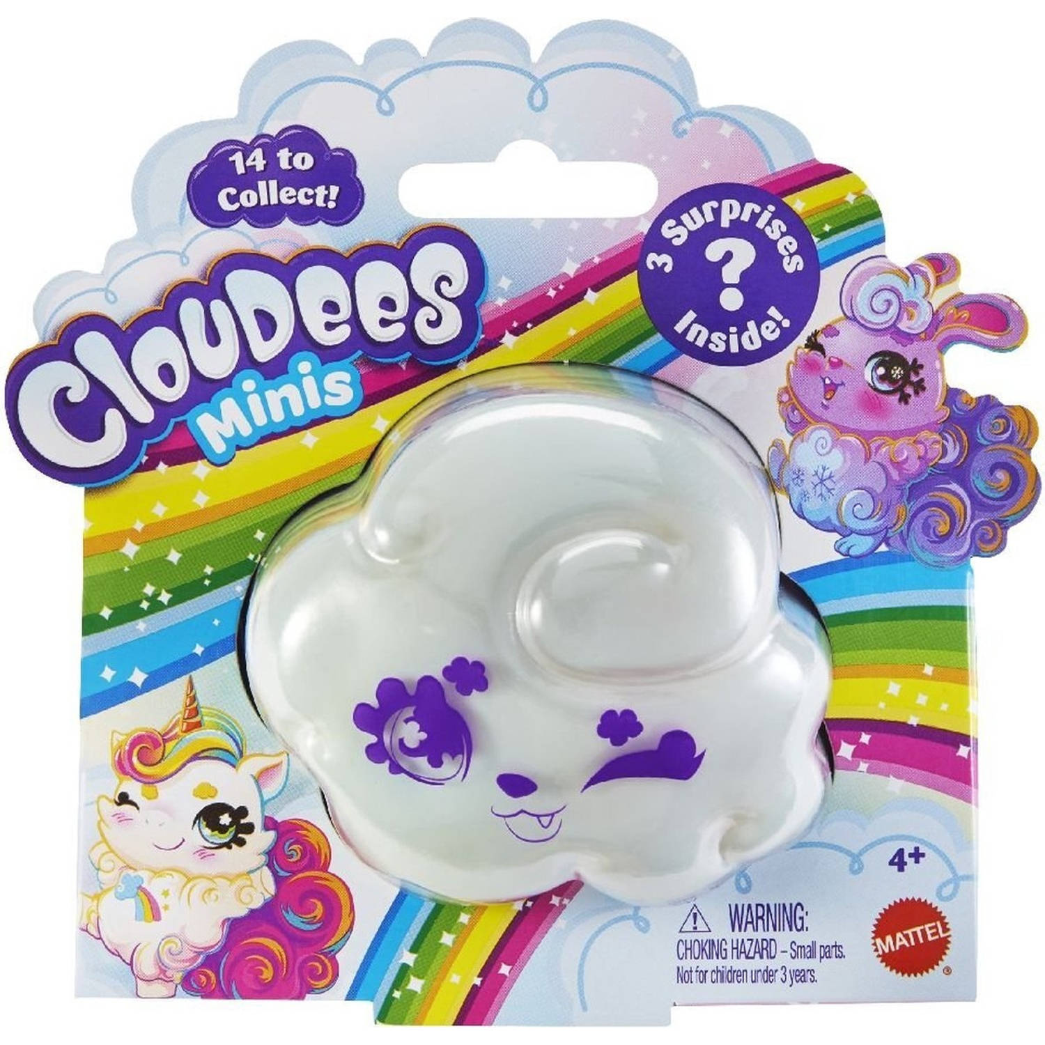 Mattel Cloudees Mini Wolken Figuurtje - 1 stuk assorti uitgeleverd