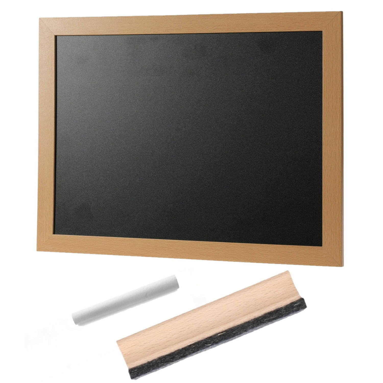 Schoolbord-krijtbord Incl. Krijtje Met Wisser 30 X 40 Cm Krijtborden