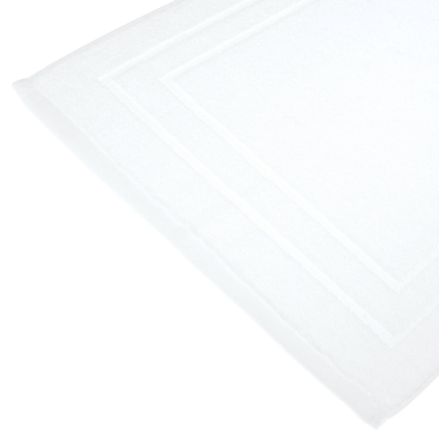 Badkamerkleed-badmat Voor Op De Vloer Ivoor Wit 50 X 70 Cm Badmatjes