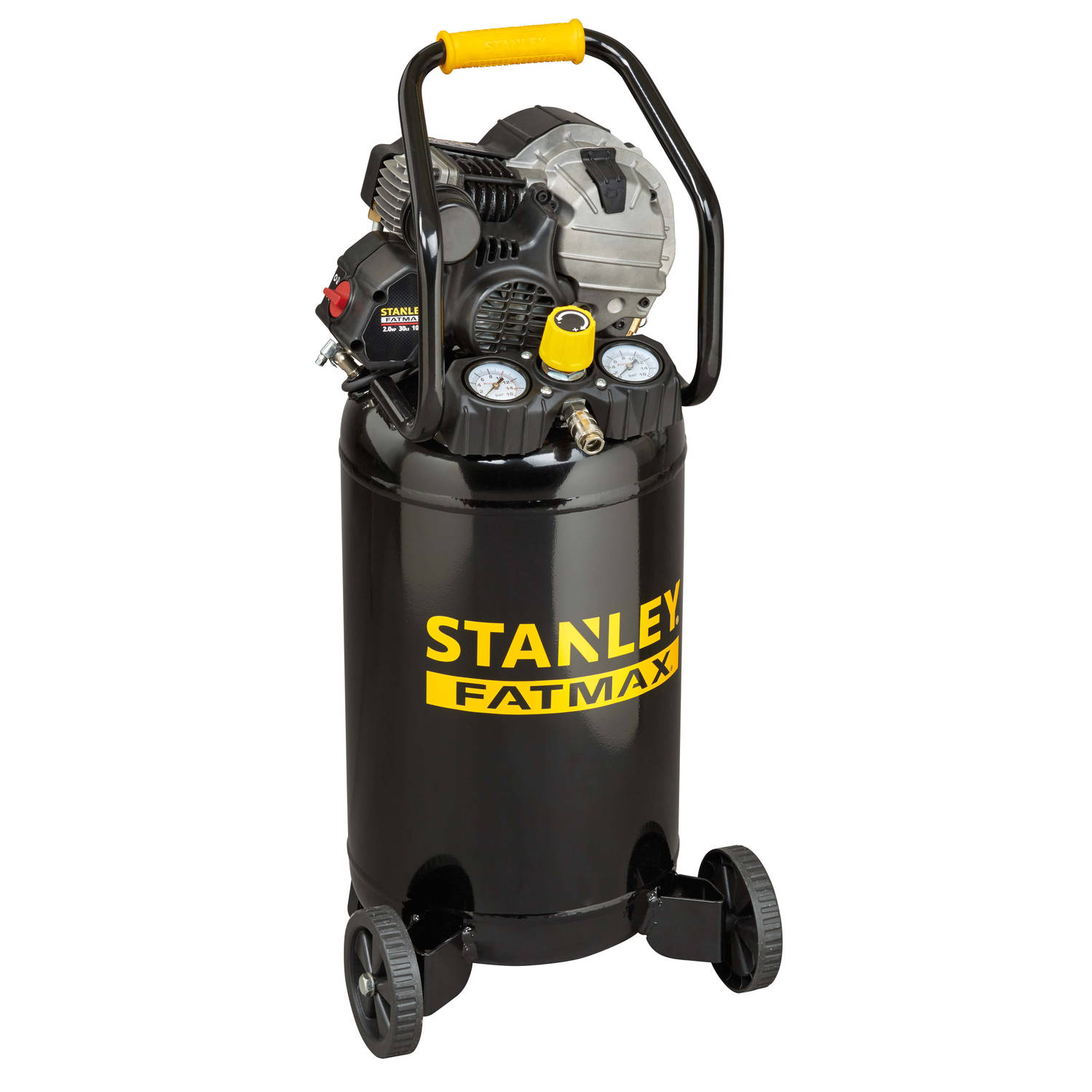 Stanley Compressor HY 227/10/30V FMXC - Luchtcompressor 10 Bar - 30L - met Handgreep - Zwart