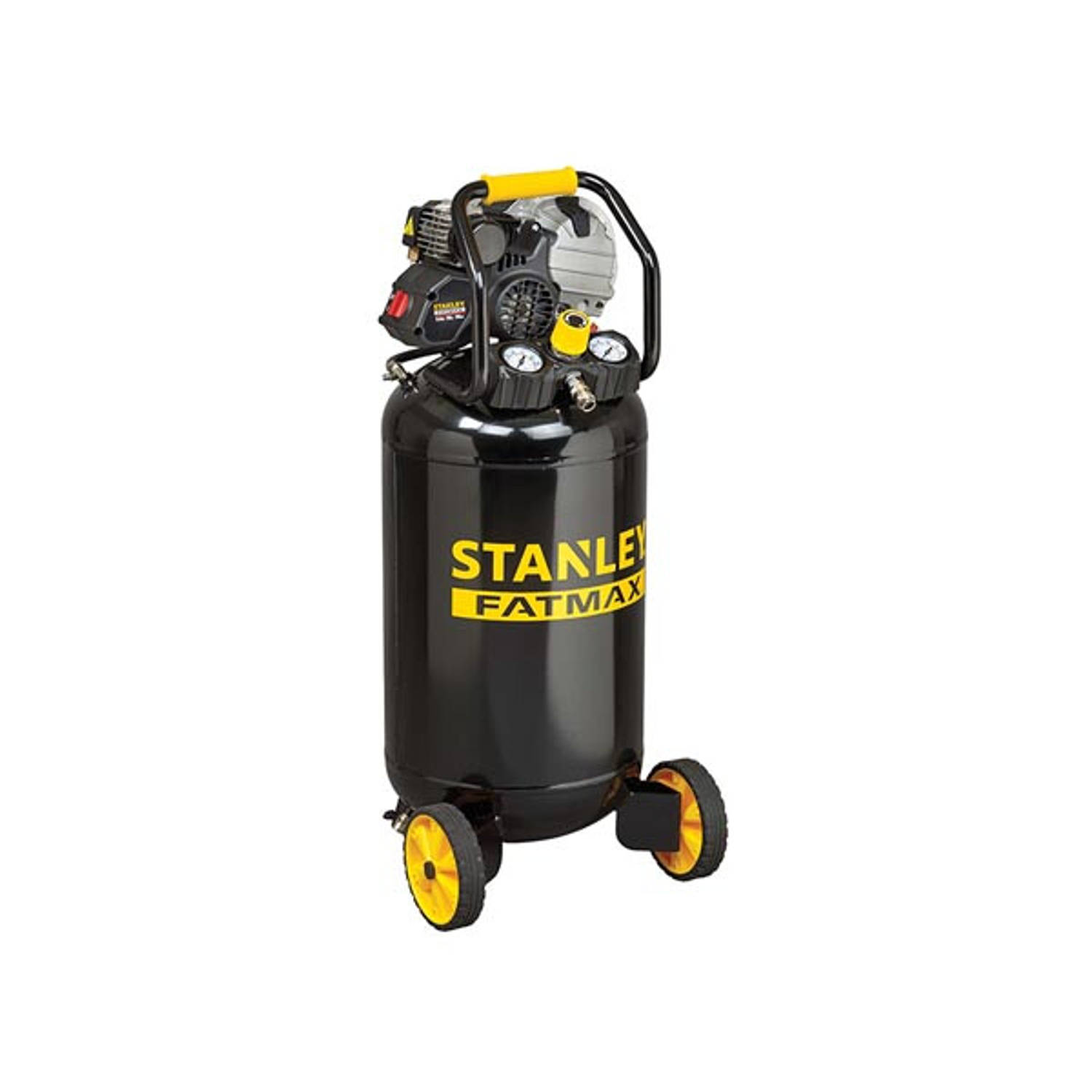 Stanley Compressor Hy 227-10-50v Fmxc Luchtcompressor 10 Bar 50l Met Handgreep Zwart