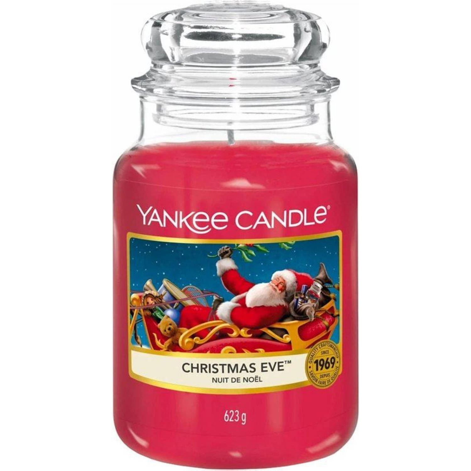 Yankee Candle - Christmas Eve geurkaars - Large Jar - Tot 150 branduren