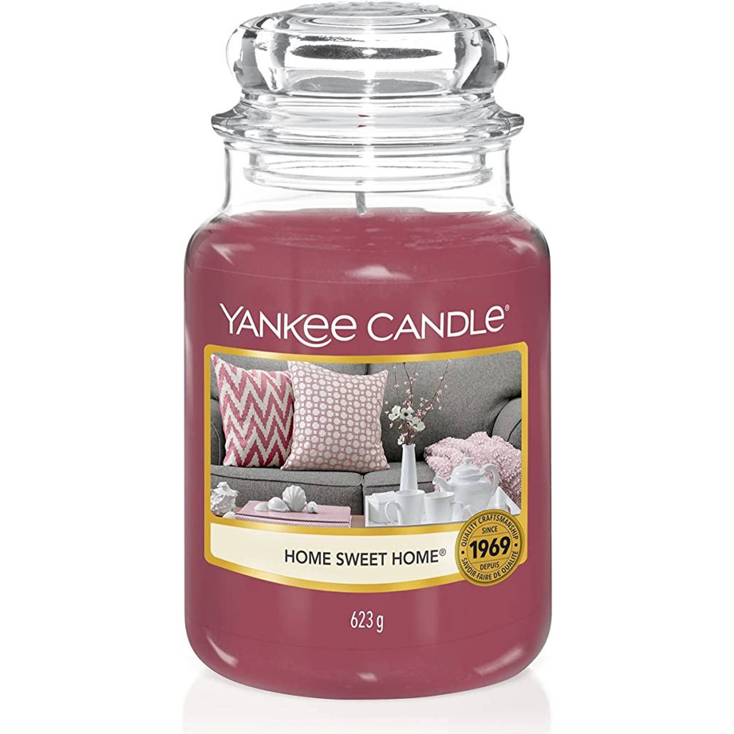 Yankee Candle - Home Sweet Home geurkaars - Large Jar - Tot 150 branduren