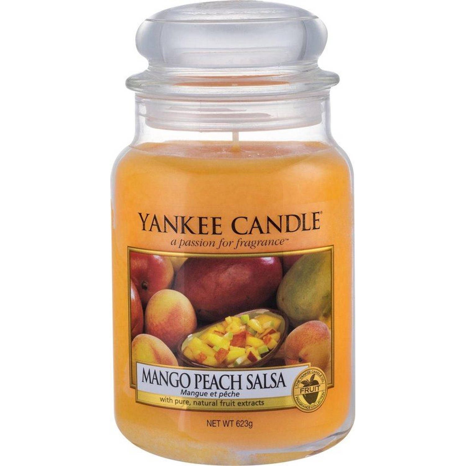 Yankee Candle - Mango Peach Salsa geurkaars - Large Jar - Tot 150 branduren