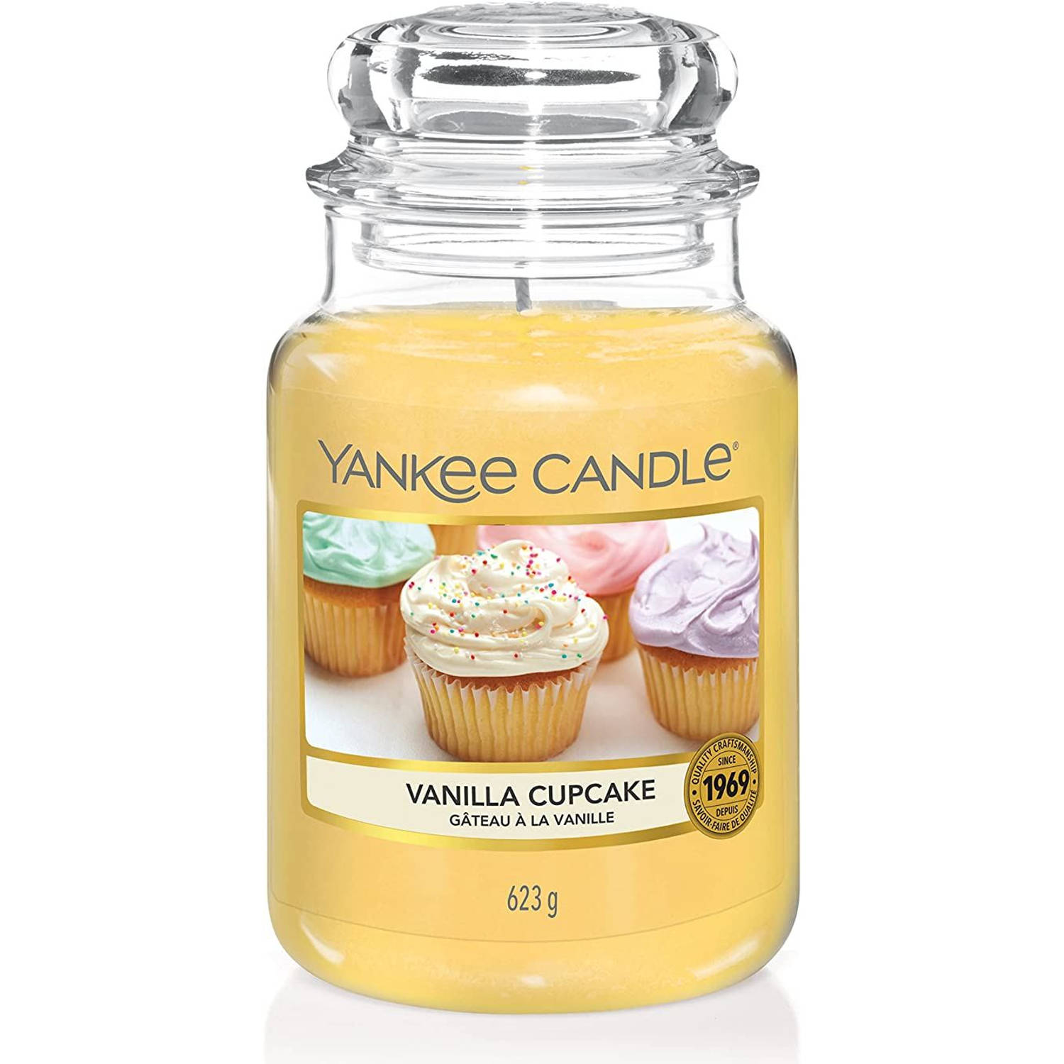 Yankee Candle - Vanilla Cupcake geurkaars - Large Jar - Tot 150 branduren