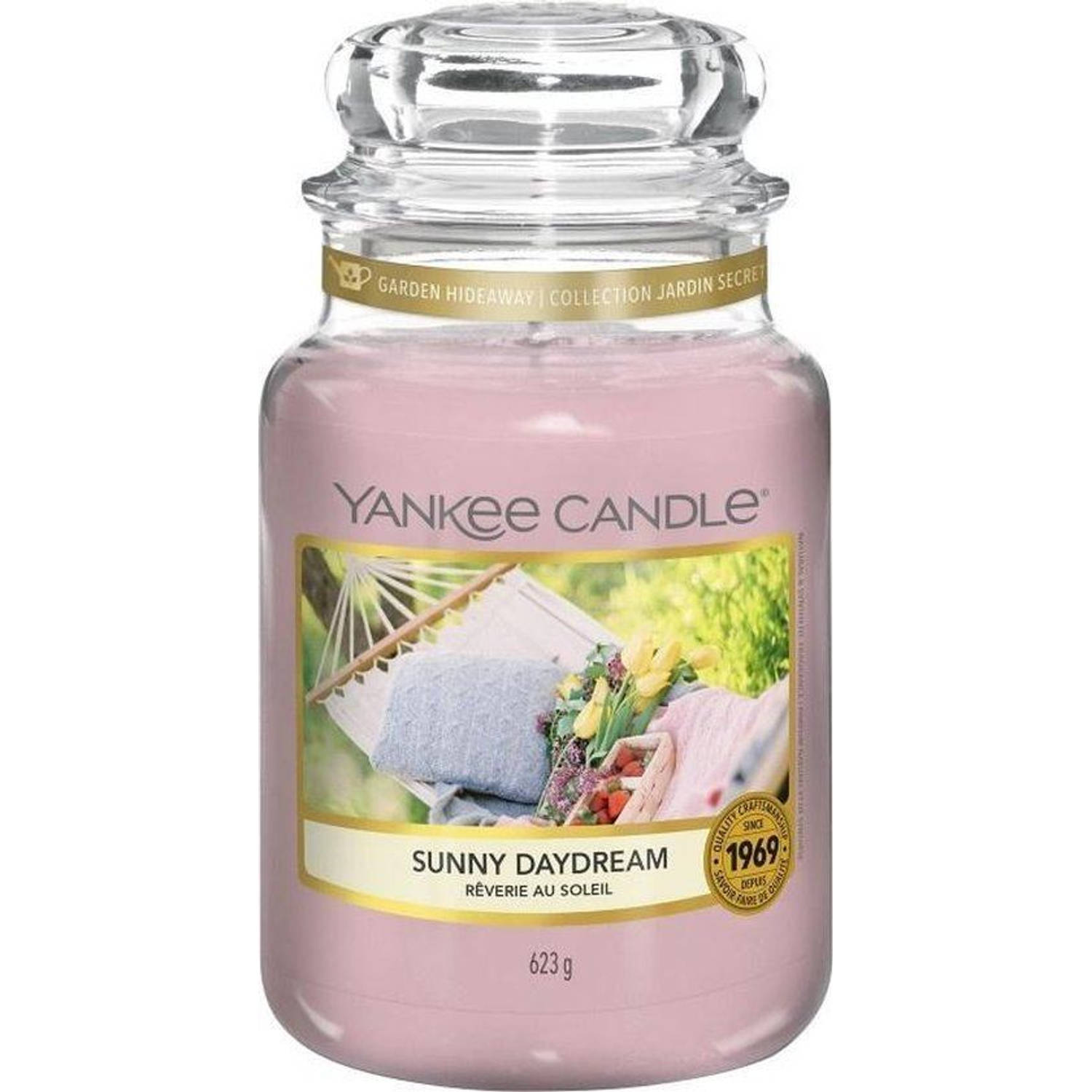 Yankee Candle - Sunny Daydream geurkaars - Large Jar - Tot 150 branduren
