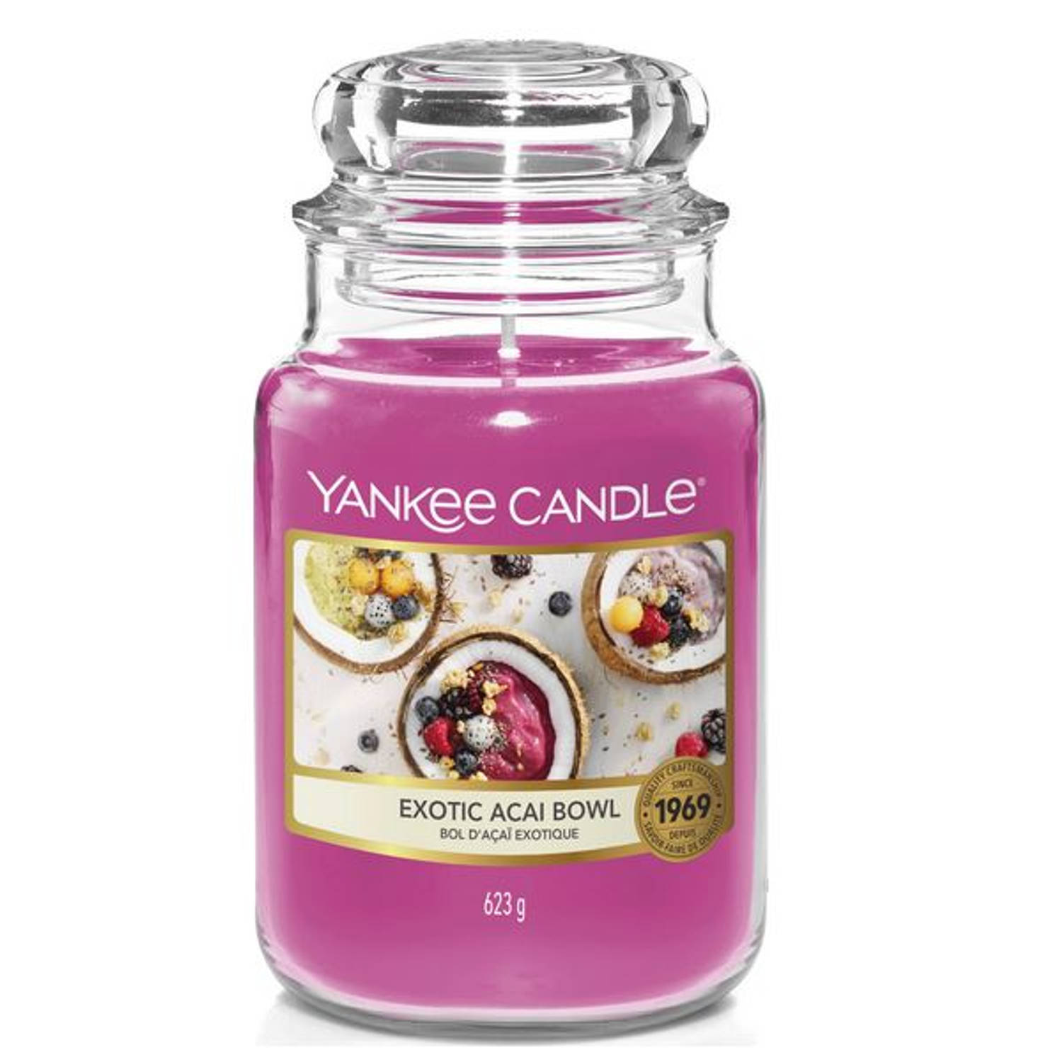 Yankee Candle - Exotic Acai Bowl geurkaars - Large Jar - Tot 150 branduren