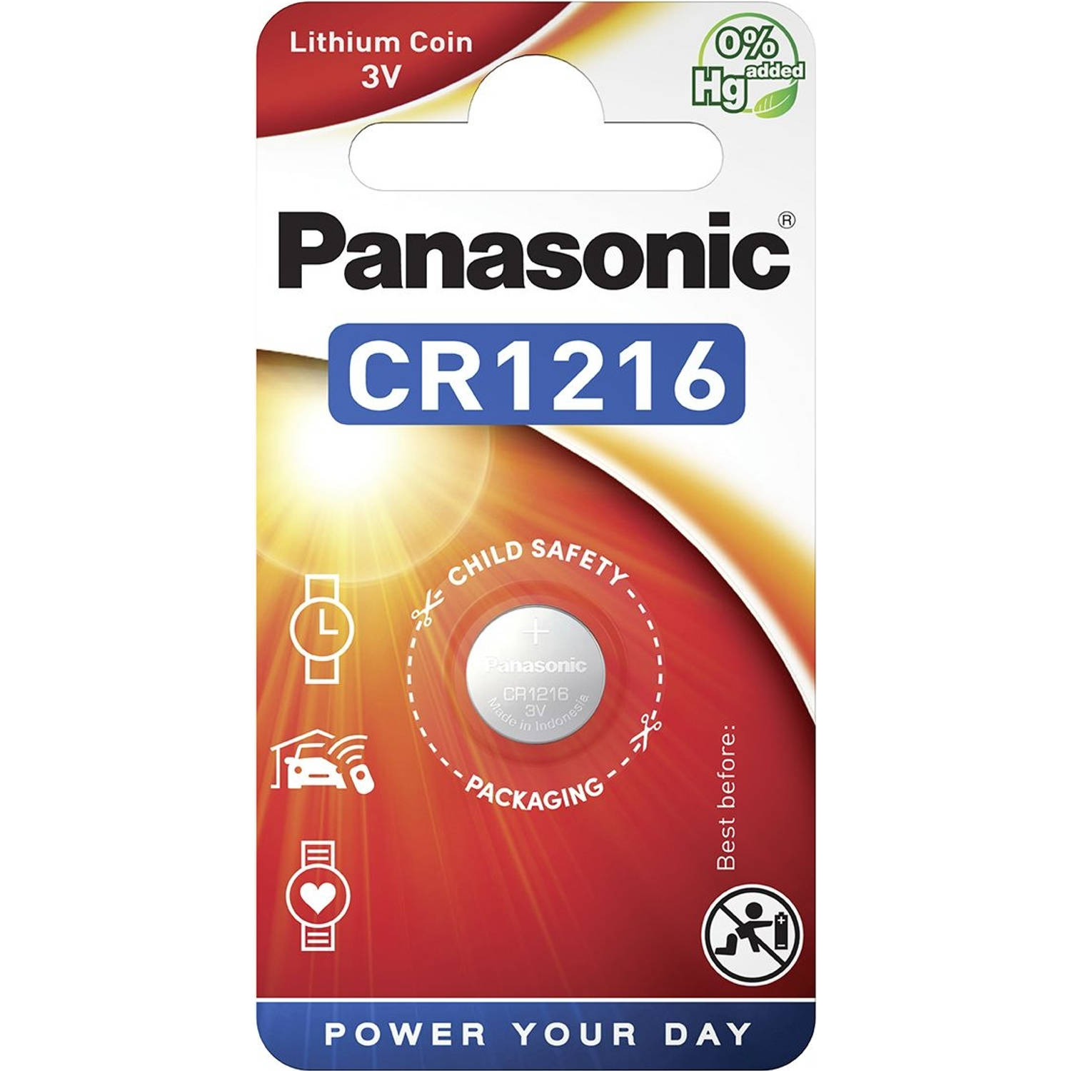 Panasonic CR1216 blister 1