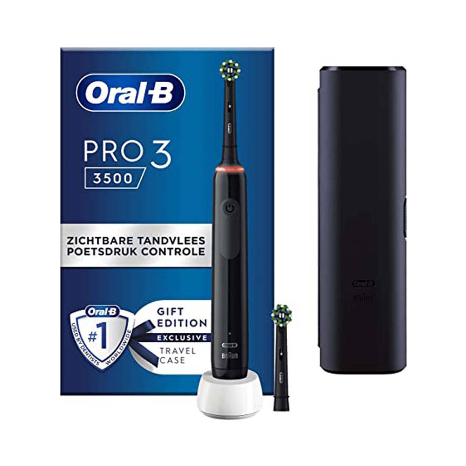 Oral B Pro 3500 Tandenborstel Zwart