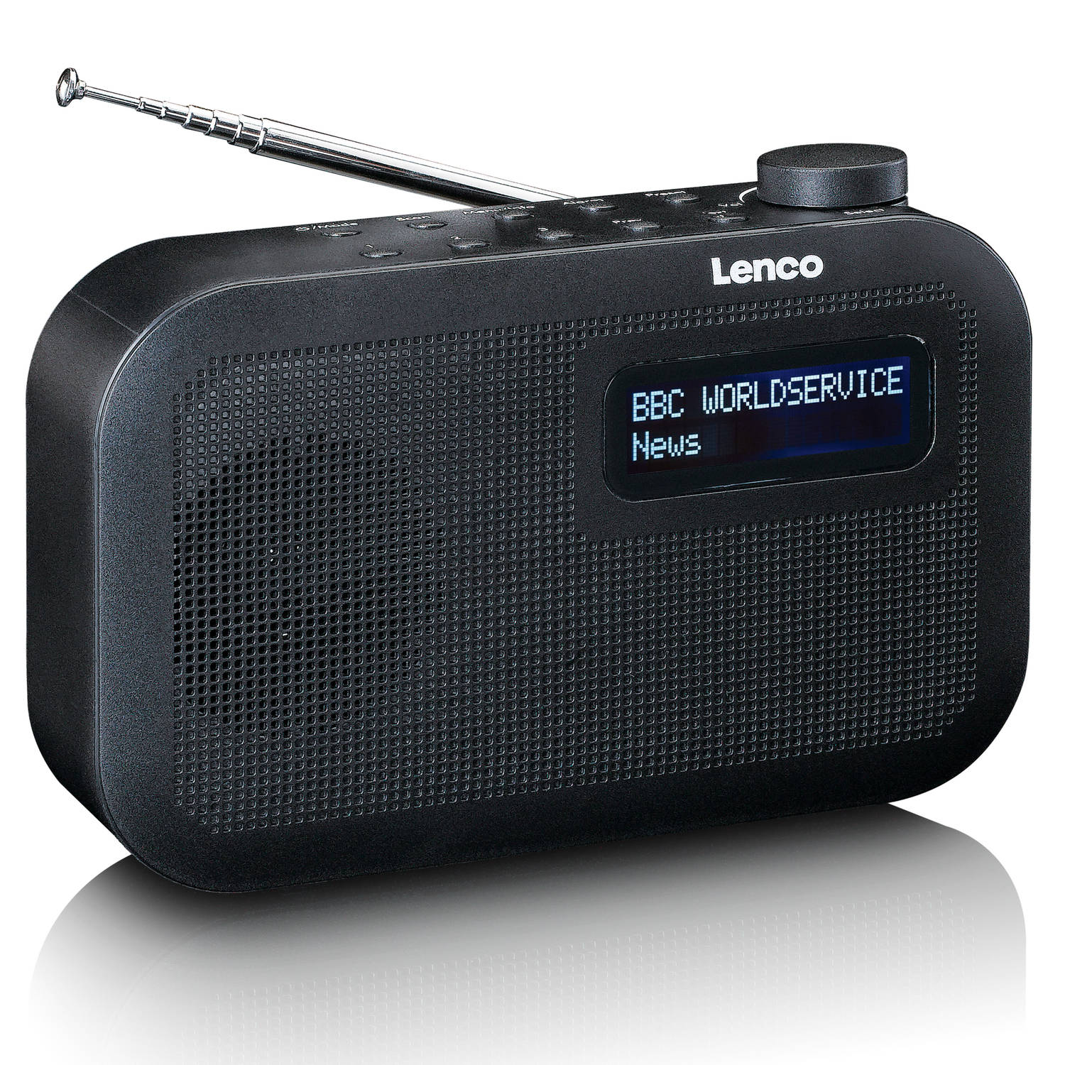 Lenco PDR-016BK - Draagbare DAB+/FM radio met Bluetooth® - zwart