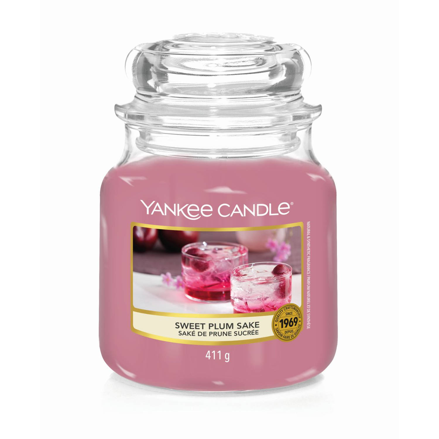 Yankee Candle Medium Pink Sands - 13 cm / ø 11 cm