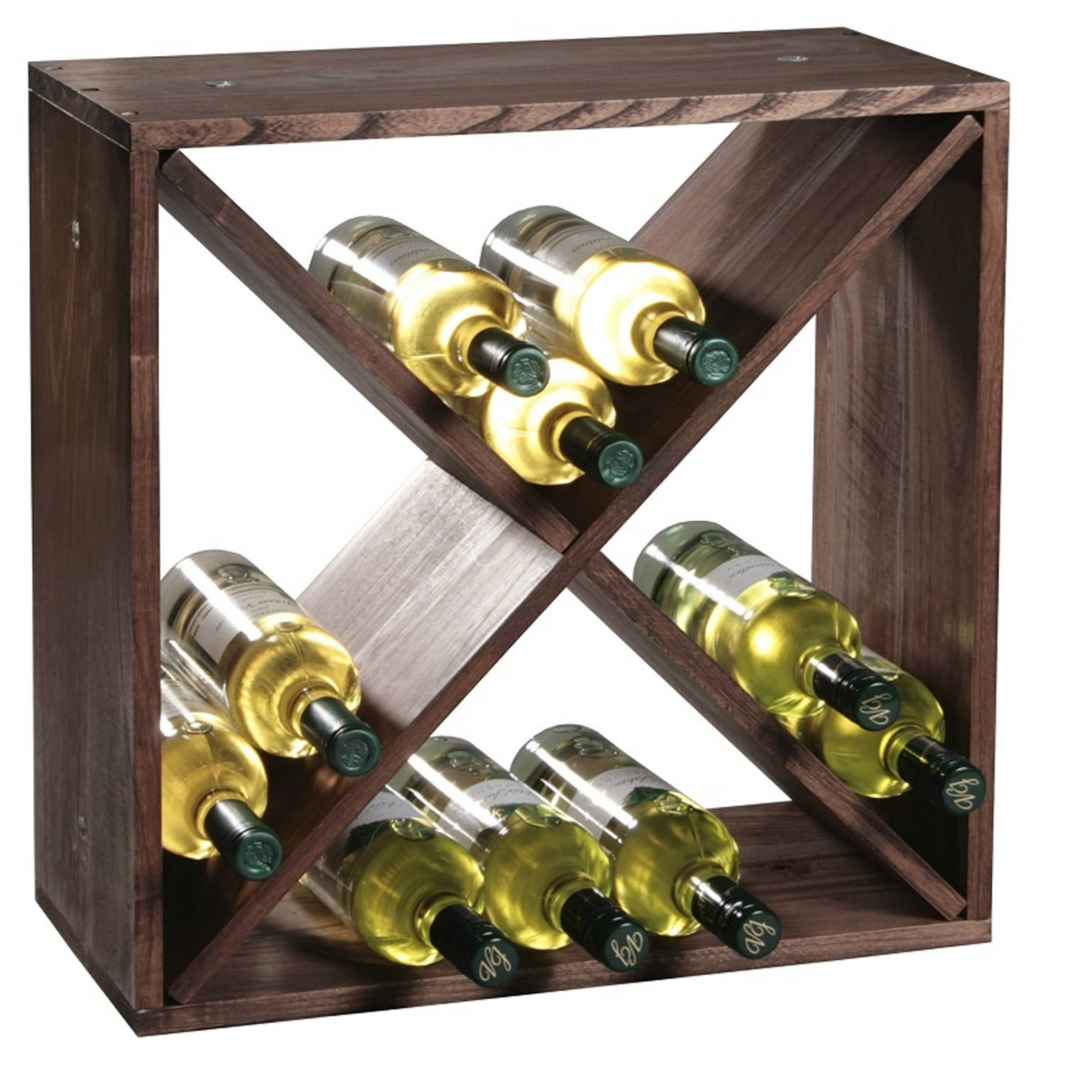 Fsc® Houten Wijnflessen Legbordsysteem Voor 20 Wijn Flessen Wijnrek