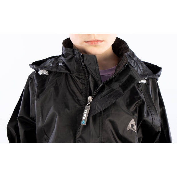 Ralka REGENPAK JUNIOR UNISEX ZWART MAAT 176