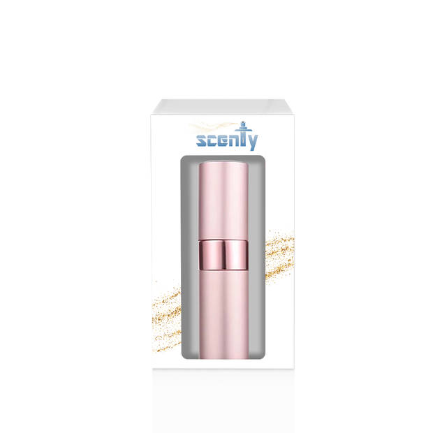 Scenty® - Luxe Parfum Verstuiver Navulbaar - Mini Parfum Flesje - Reisflesje - Lichtroze