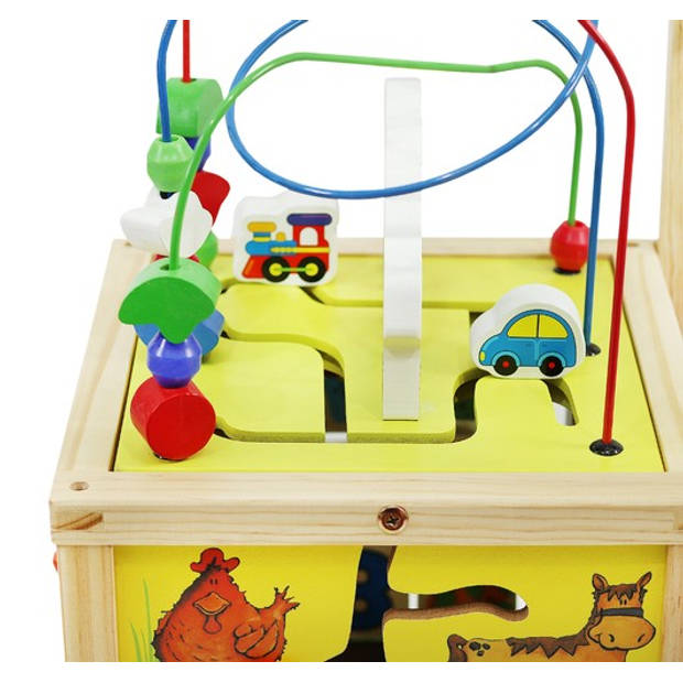 Houten Loopwagen Geschikt voor 12 maanden - Looptrainer - Leerzaam houten babyspeelgoed