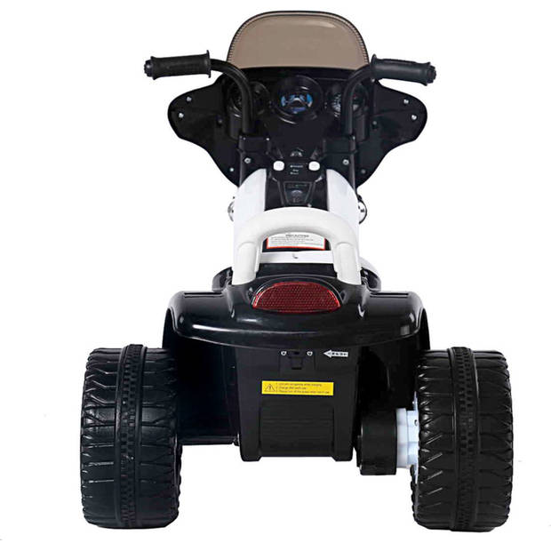 Elektrische politie chopper / trike - motor voor kinderen tot 25kg max 1-3 km/h zwart