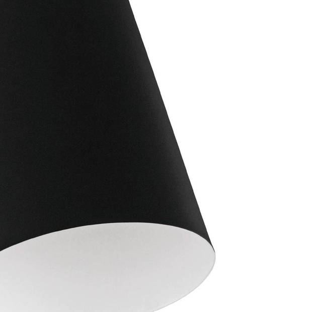 EGLO Loreto Wandlamp - E27 - 67 cm - Zwart/Wit