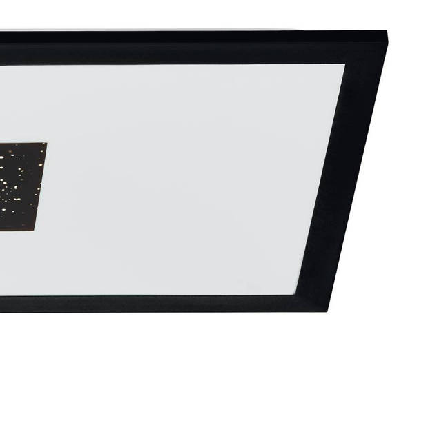 EGLO Marmorata Plafondlamp - LED - 59,5 cm - Zwart/Wit