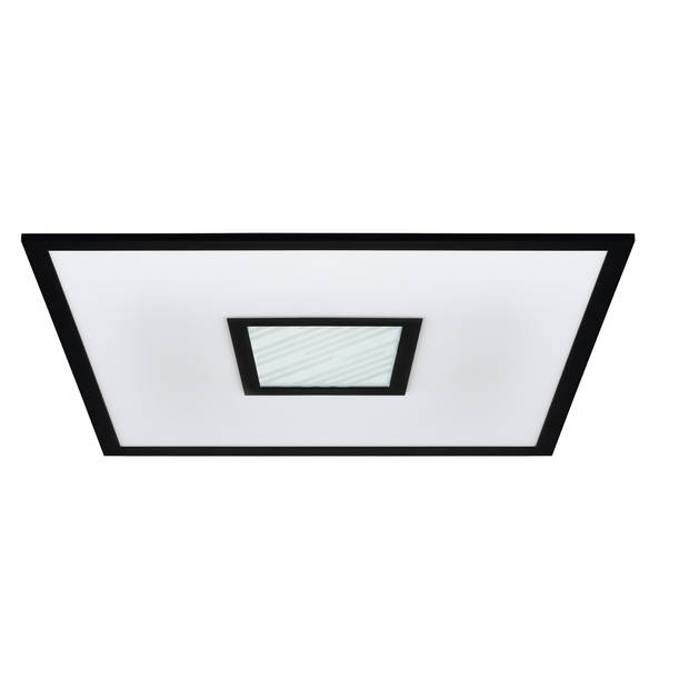 EGLO Bordonara Plafondlamp - LED - 45 cm - Zwart/Wit - Dimbaar