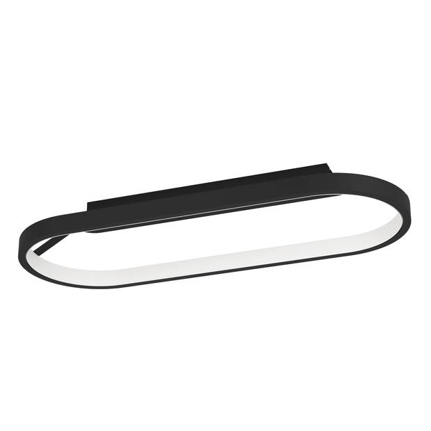 EGLO Codriales Plafondlamp - LED - 79 cm - Zwart/Wit - Dimbaar