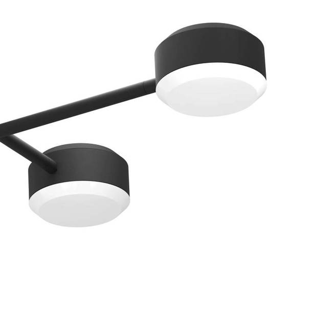 EGLO Clavellina Plafondlamp - LED - 89 cm - Zwart/Wit - Dimbaar