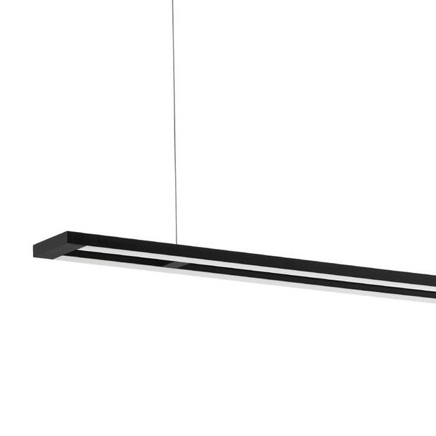EGLO Amontillado Hanglamp - LED - 116 cm - Zwart/Wit - Dimbaar
