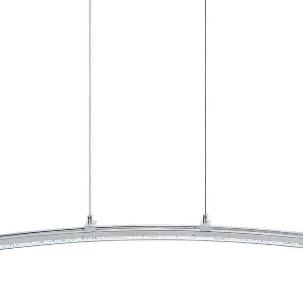 EGLO Pertini Hanglamp - LED - 96 cm - Chroom