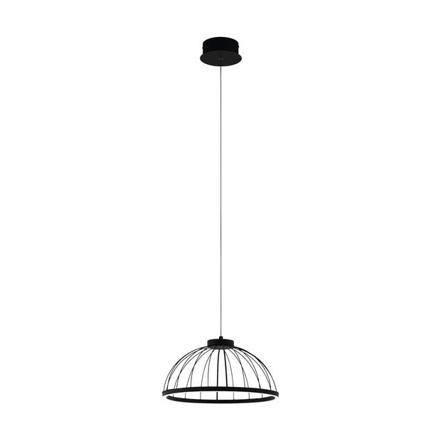 EGLO Bogotenillo Hanglamp - LED - Ø 40 cm - Zwart/Wit