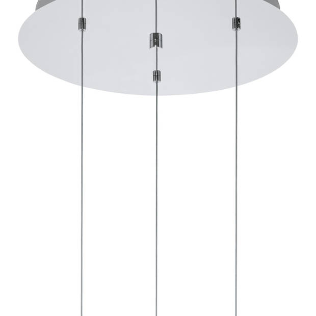 EGLO Montefio 1 - Hanglamp  - LED - Chroom - Glas, Kristal - Wit, Helder