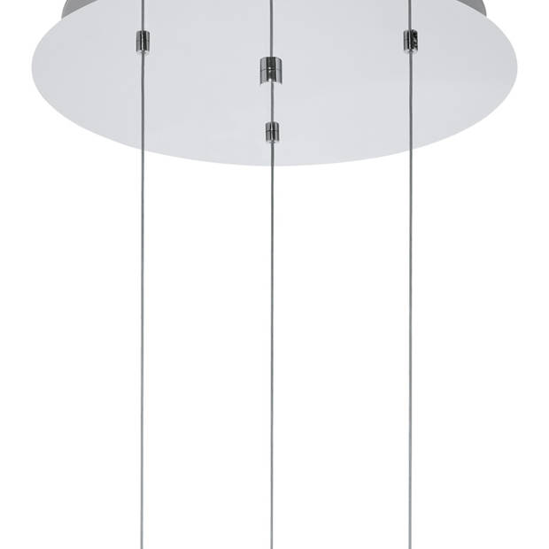 EGLO Montefio 1 - Hanglamp  - LED - Chroom - Glas, Kristal - Wit