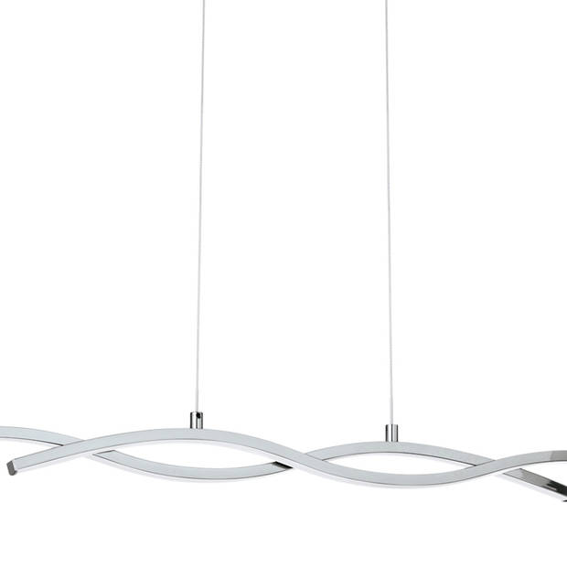 EGLO Lasana 2 - Hanglamp - 2 Lichts - Chroom - Wit