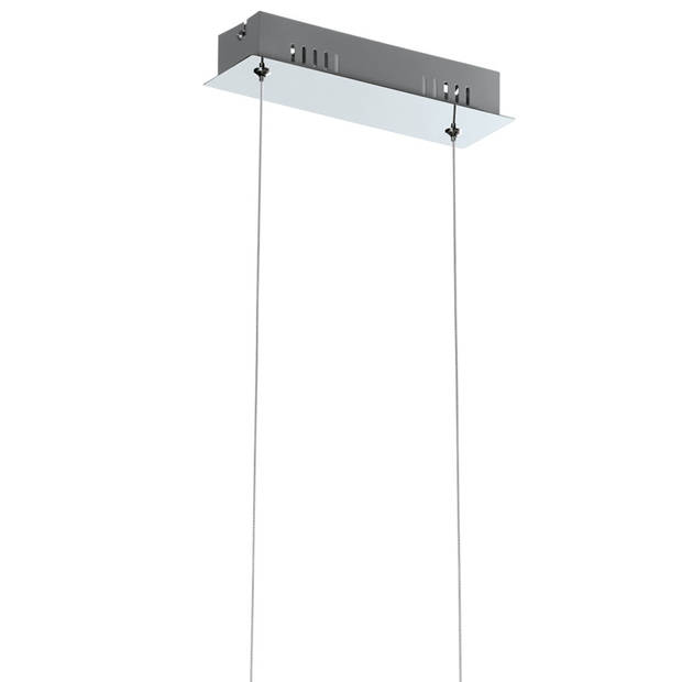 EGLO Lasana 2 - Hanglamp - 2 Lichts - Chroom - Wit