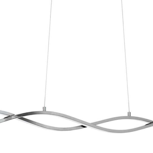 EGLO Lasana 2 - Hanglamp - 2 Lichts - Chroom - Wit