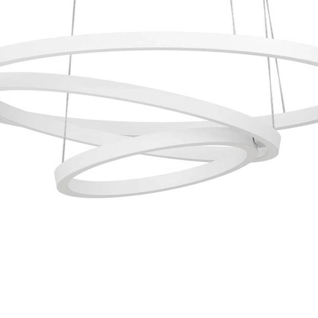 EGLO connect.z Lobinero-Z Smart Hanglamp - Ø 58 cm - Wit - Dimbaar