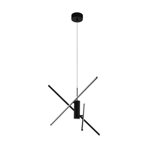 EGLO Salitre Hanglamp - LED - Ø 73 cm - Zwart/Wit - Dimbaar