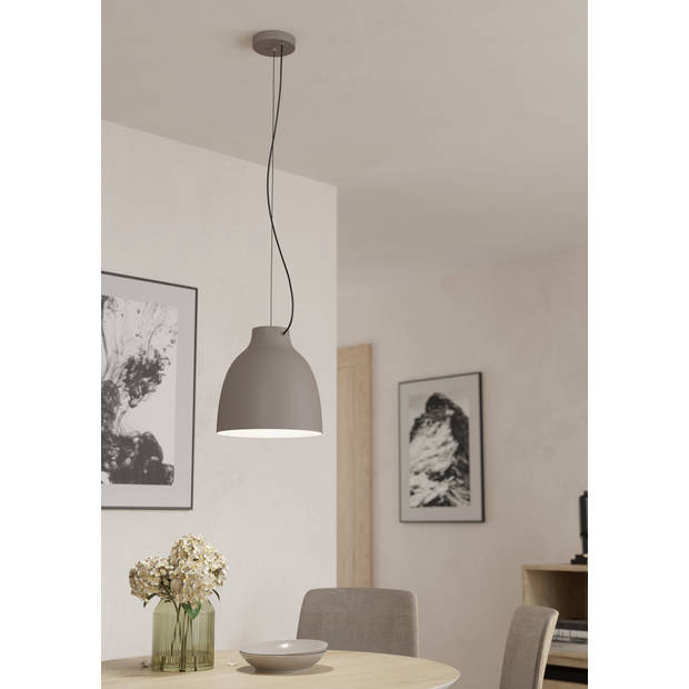 EGLO Camasca Hanglamp - E27 - Ø 28 cm - Taupe