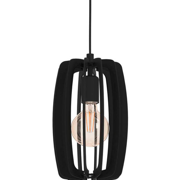 EGLO Bajazzara Hanglamp - E27 - 89 cm - Zwart