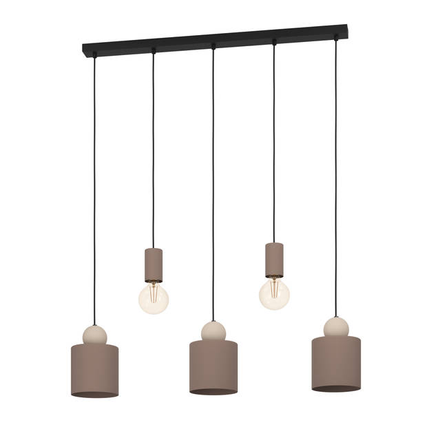 EGLO Gazzola Hanglamp - E27 - 91 cm - Mokka