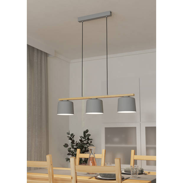 EGLO Mariel Hanglamp - E27 - 91 cm - Bruin